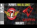 SKT vs GRF Highlights ALL GAMES | LCK Summer 2019 Playoffs Grand-Finals | SK Telecom T1 vs Griffin