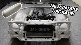 Installing a 240SX Intake on the Turbo Nissan  Hardbody!