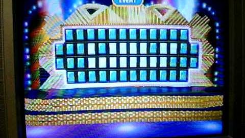 Wheel of Fortune 2nd Edition Playstation Run Game 20 Part 1