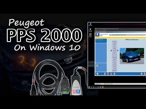 Peugeot Scanner "PPS 2000" on Windows 10