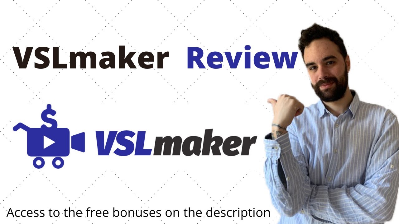 VSLmaker REVIEW - DFY Templates - Software to upload videos without recording