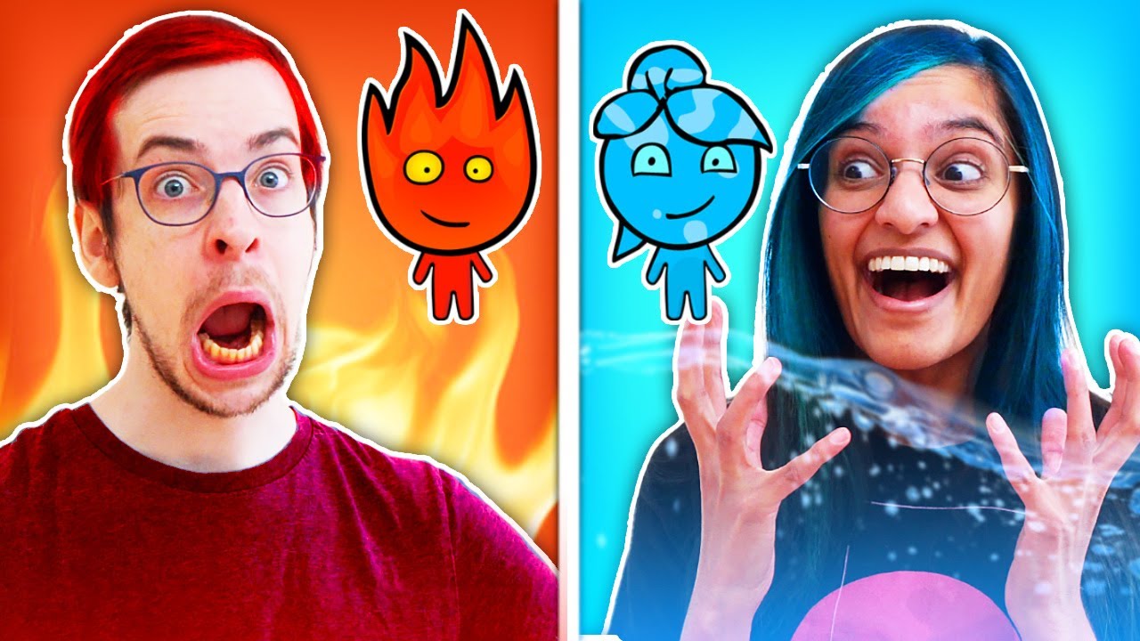 Vi er Fireboy og Watergirl!