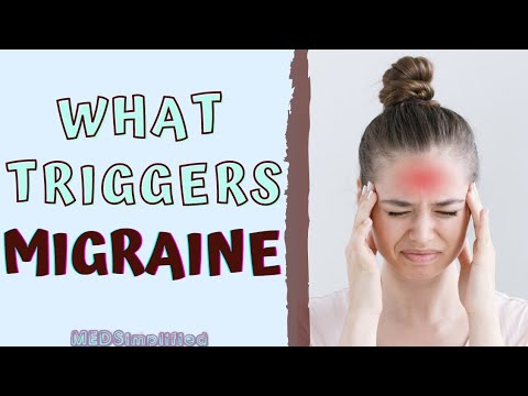 Video: 5 Strange Migraine Triggers: Tryck, Lätt Och Mer