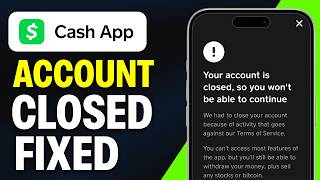 How To Fix Cash App Account Closed Updated 2026