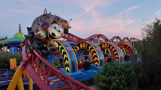 Slinky Dog Dash Full Ride in 4K | Disney's Hollywood Studios March 2024