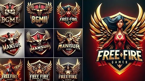 Make Ai FREE FIRE Photo Logo With Own Name Bing Image Creator Free Fire Photo Editing Tutorial #DP