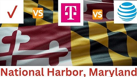 Verizon vs. AT&T vs. T-Mobile | Cellular Network speed testing | National Harbor, Maryland