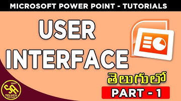 MS PowerPoint Tutorials in Telugu PART-1 || USER INTERFACE || SA Freshers Adda