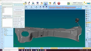 VDMIS CMM Software - How to align a CAD Model with SMART BESTFIT