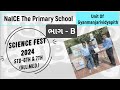 Science fest2024 naice the primary school unit of gyanmanjarividyapith   b