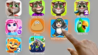 Talking Tom,GuguGaga Penguin,Talking Pierre,Talking Angela 2,Talking Ginger,Pou,Tom Gold Run,My Tom screenshot 4