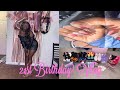 MY 21ST BIRTHDAY VLOG!!!! | Hair, Nails, Makeup| Party| Birthday Dinner