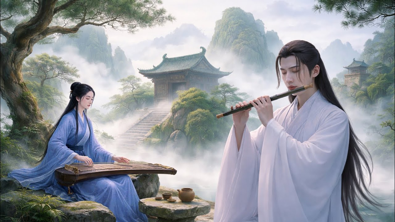 👉 Chinese Zen Music Bamboo Flute & Guzheng | Deep Sleep & Meditation ...