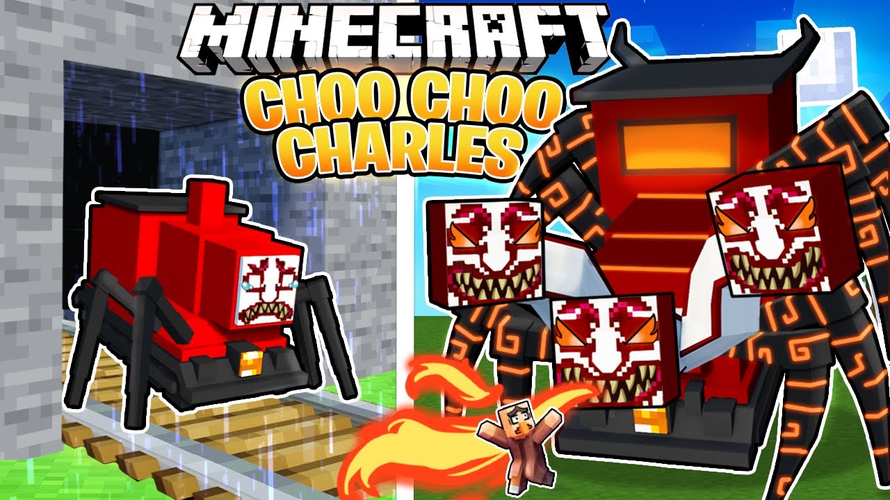 Choo-Choo Craft Mod (1.19.3, 1.18.2) - Let's Beating Choo-Choo Charles 