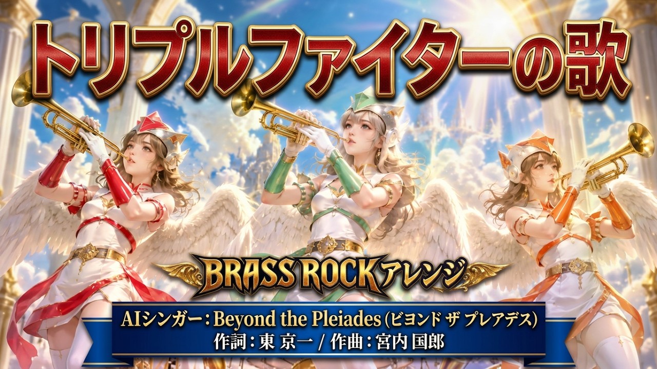 応援ソング（BRASS ROCKアレンジ）】「トリプルファイターの歌」(谷