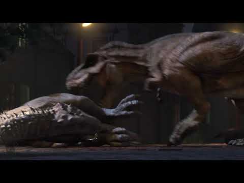 How Jurassic world should END (OLD Trex vs Irex)