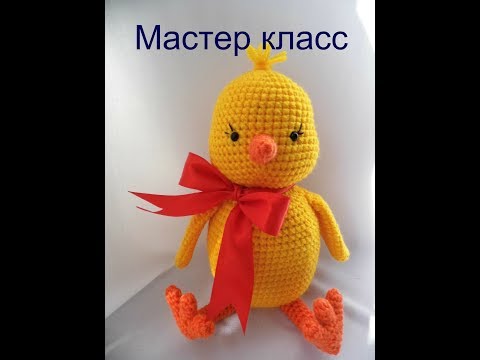 Как связать спицами цыпленка