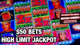 EL GRAN FESTIVAL SLOT JACKPOT/ $50 BETS/ FREE GAMES