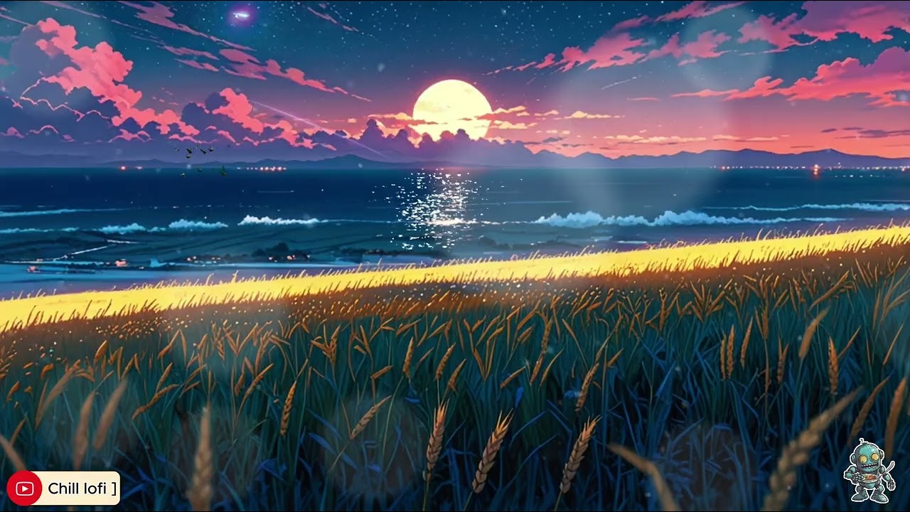 🌇Relaxing Sunset Lofi Beats🍀 | lofi hip-hop ( 2 hours study/homework mix)