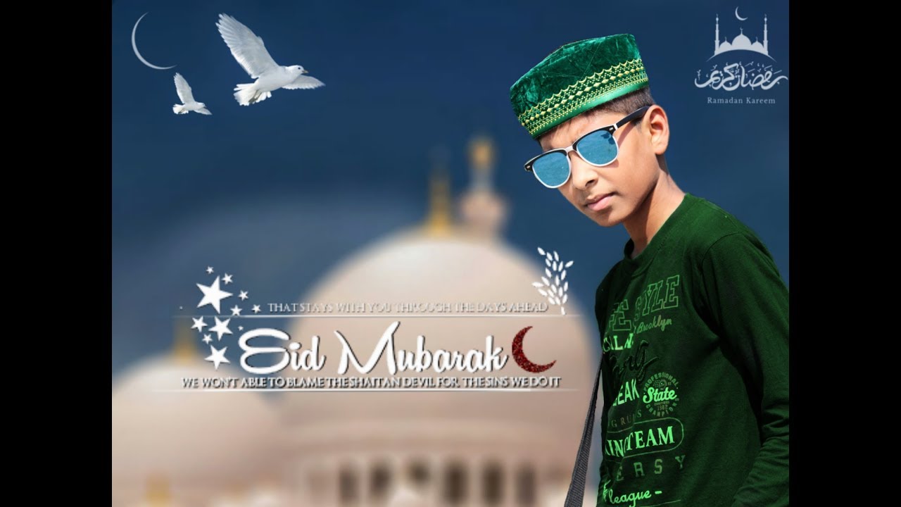 Eid mubarak photo editing in picsart 2018 || best editing of 2018