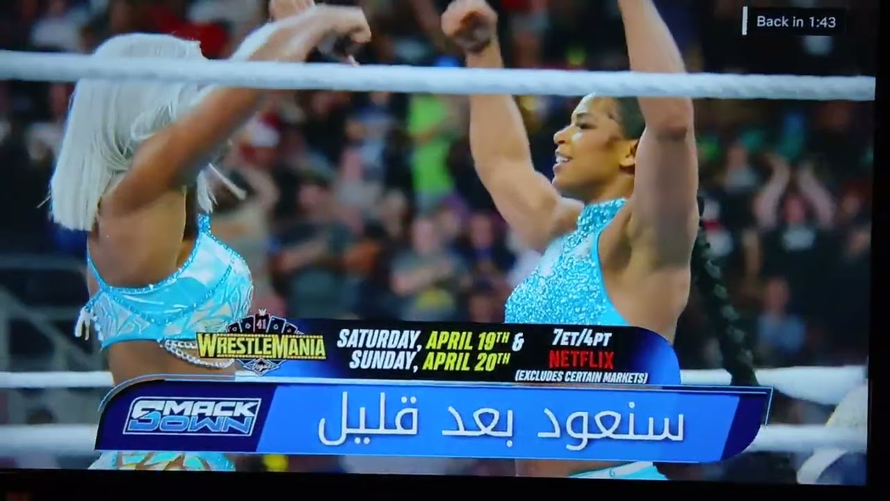 WWE Smackdown netflix ad brake