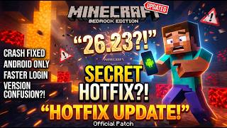 Minecraft Bedrock 26.23 Changelog | Stability &amp; Bug Fixes