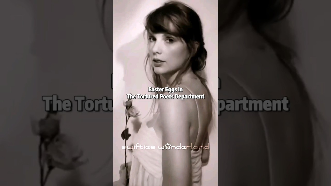 easter eggs in THE TORTURED POETS DEPARTMENT album (re-uploaded) | #taylorswift #shorts
