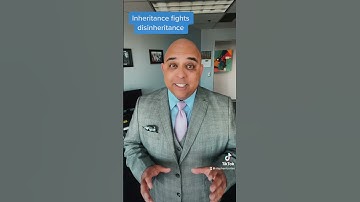 Inheritance fights over disinheritance #shorts