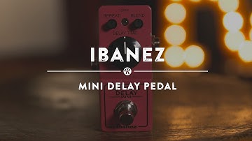Ibanez Analog Delay Mini Pedal | Reverb Demo Video