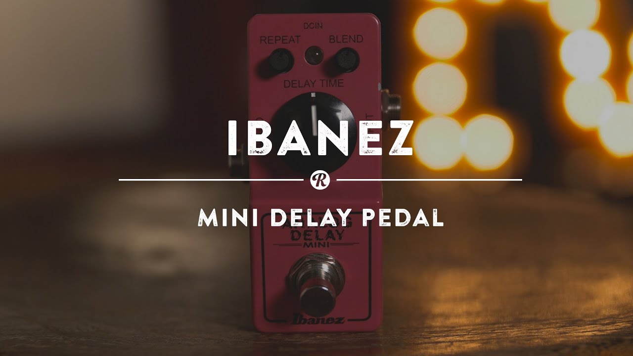 Ibanez Analog Delay Mini Pedal | Reverb Demo Video - YouTube