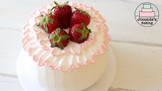 Strawberry Cake, Moist genoise, Stable whipped cream