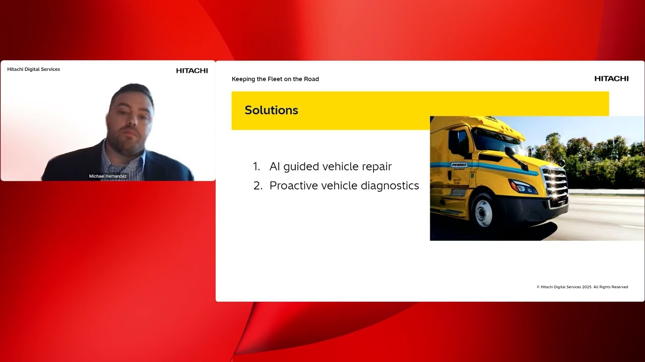 Hitachi presents Keeping fleet on the road: Penske's story - Webinar