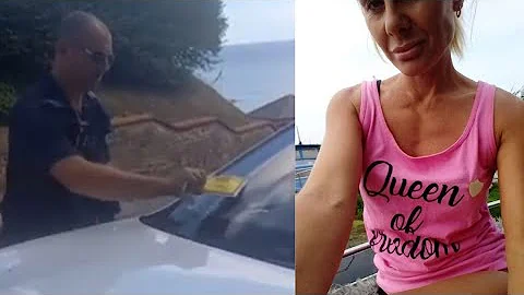 SovCit Karen Loses it Over a Simple Parking Violat...