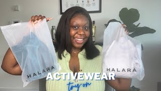 curvy/plus-size friendly activewear haul | ft. Halara