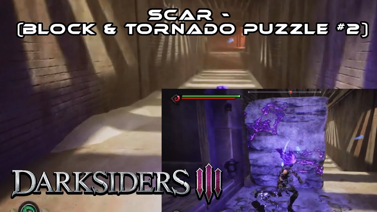 Darksiders 3 Gameplay Walkthrough Scar Block Tornado Puzzle 2 I Ps4 Pro Youtube