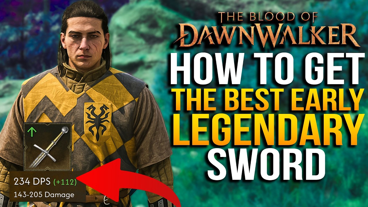 Getting The Best LEGENDARY Sword In The Game EARLY   Blood Of The Dawnwalker Gameplay E3