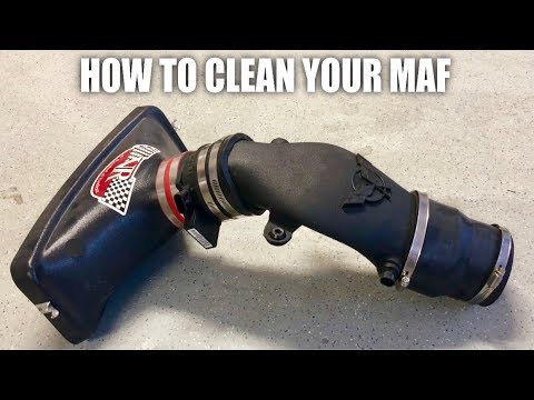 How To Clean A Mass Air Flow Sensor - YouTube