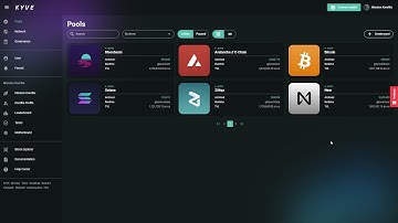 KYVE. 6 series promotional video content