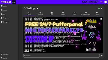 Free 24/7 NEW PufferPanel Setup | Number IP FOR FREE | NEW 2025