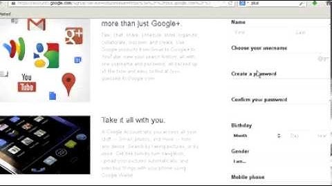 Setting up a student google plus account