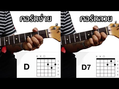 จับคอร์ดกีต้าร์ยังไงให้เพราะ 4 คอร์ด วน
