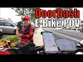 Mothers day madness on doordash uber eats  grubhub  food deliveries on ebike