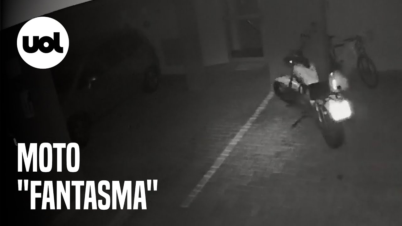 Motoqueiro fantasma?: moto 'liga sozinha' e sai em direção à pista; assista  ao vídeo