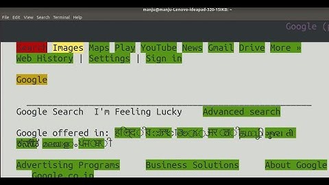 How to open a webpage in terminal on ubuntu or any linux