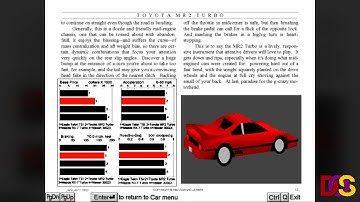 Car and Driver (1992) Dos Games