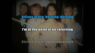 Video thumbnail of "Abba - Kisses Of Fire (Karaoke)"