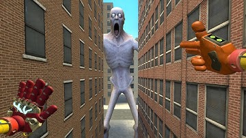 GIANT SCP-096 TAKES OVER THE CITY! | Garry’s Mod 