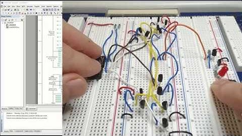 Digital Logic Part 1 Lab: cMOS XOR and XNOR designed. XOR breadboarded