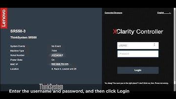 Finding the serial number using XCC Web GUI