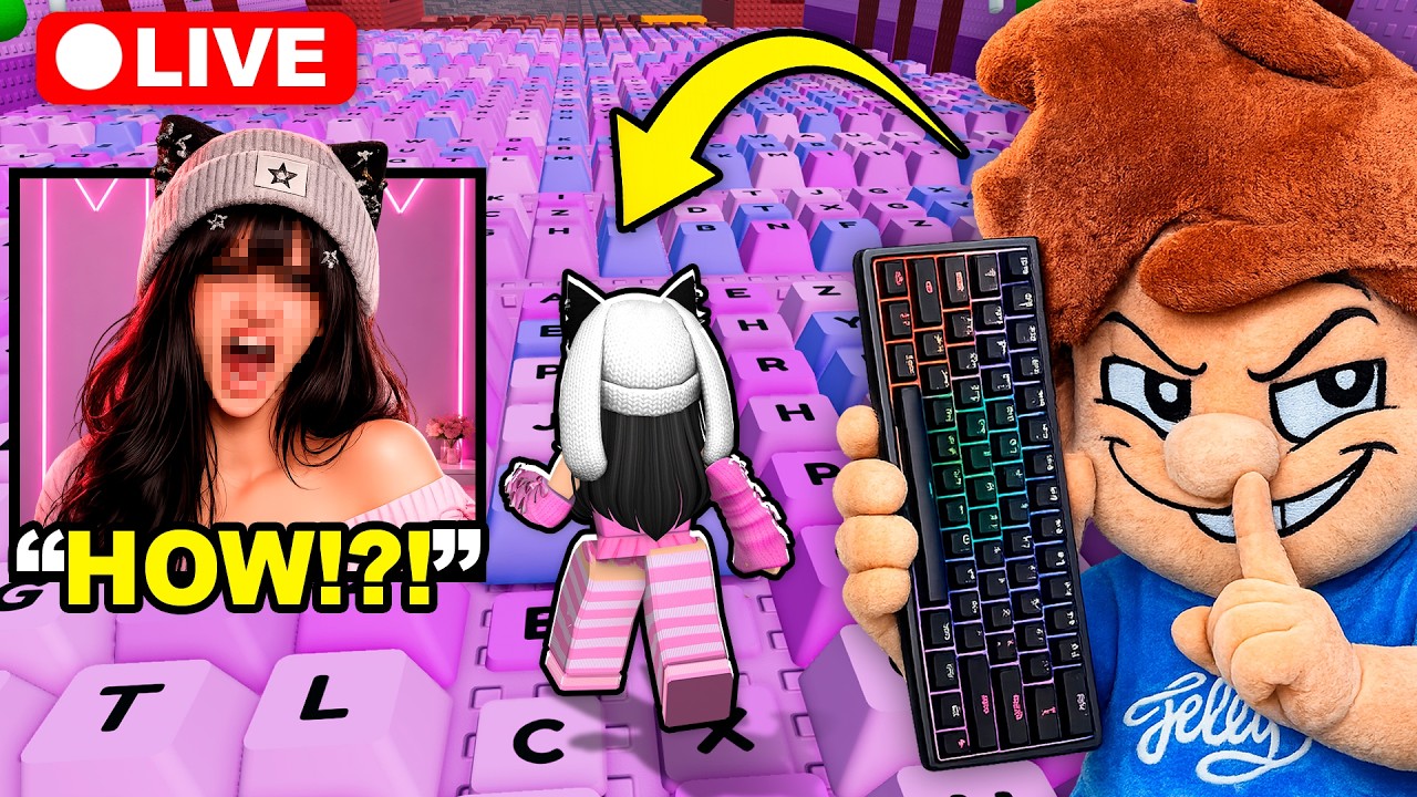 I Pranked Jessy with a WIRELESS KEYBOARD in +1 Keyboard Escape!